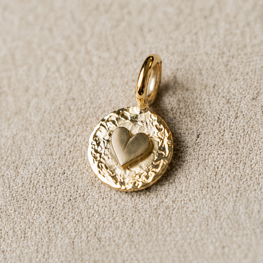 Plakette mit Herz (voll)