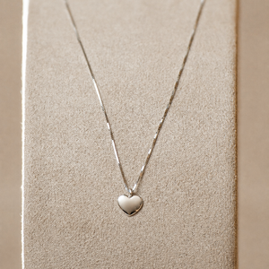 Venezianer Kette mit Herz – 750 Weißgold